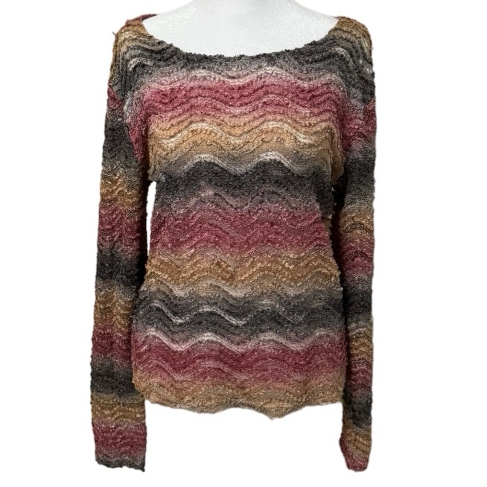 Vintage 90s Sheer Knit Long Sleeve